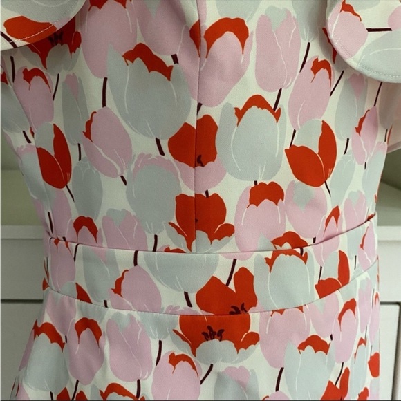 Black Halo Women's Zalda Ruffled Floral Mini Dress - Picture 6 of 16